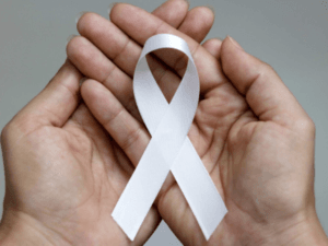 Cores das campanhas de saúde para Estimular a prevenção