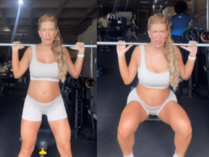 Rotina de treinos na gestação de Lore Improta