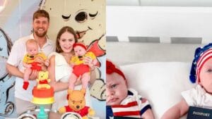 Paulinha Leite celebra cidadania dos filhos gêmeos